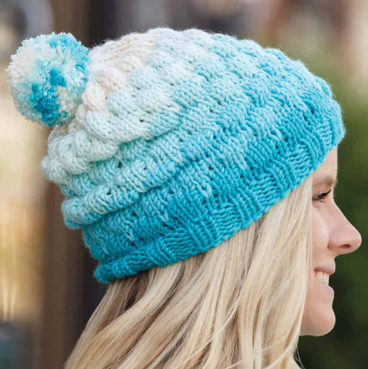 Cyan Knitted hat